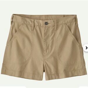 Patagonia Women's Size 6 Hiking Cargo Shorts 2.5" Inseam Stretch Organic Cotton
